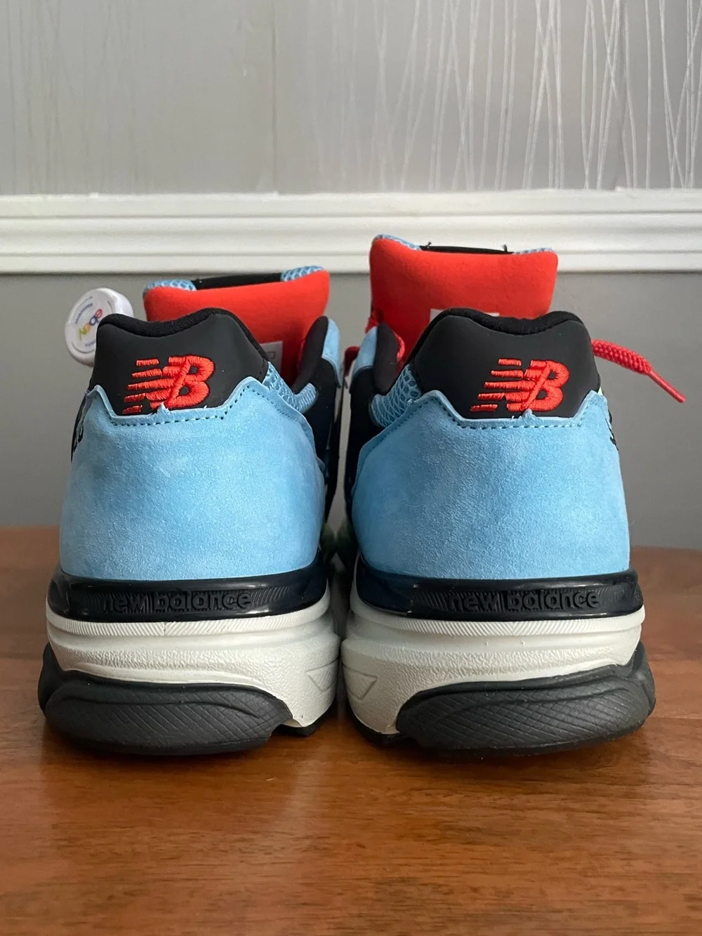 New Balance 920 Made in England M920BKO Blue Pink Green Men’s Size 13 NWT Rare